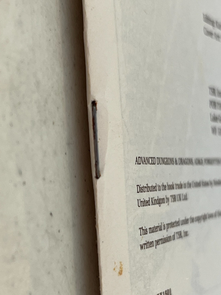 Forgotten Realms City System (1988) - AD&D 2E