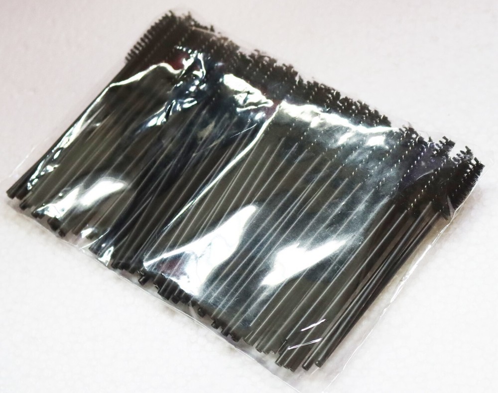 100Pcs Eyelash Extension Makeup Tool Eyelash Brush Eyebrow Brush Micro Brus