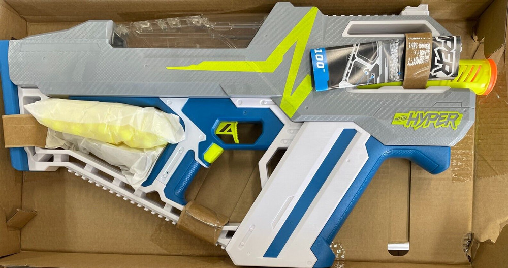 NERF E8911 Hyper Mach Motorized Blaster