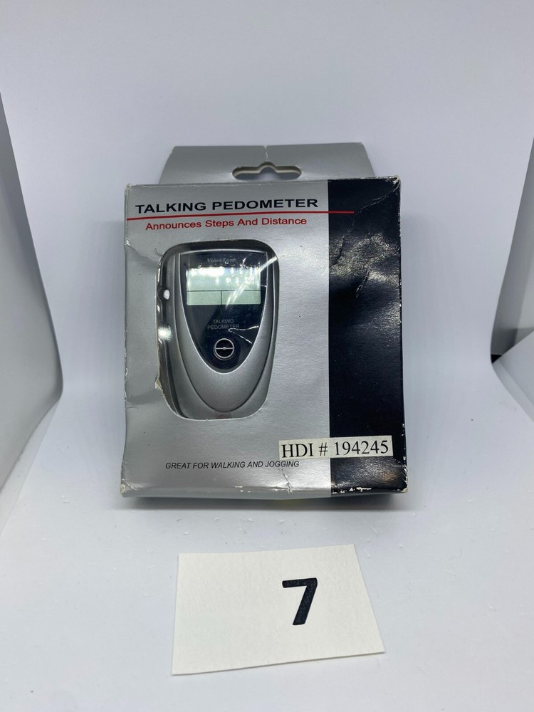Deluxe Talking Pedometer, Metric 194245