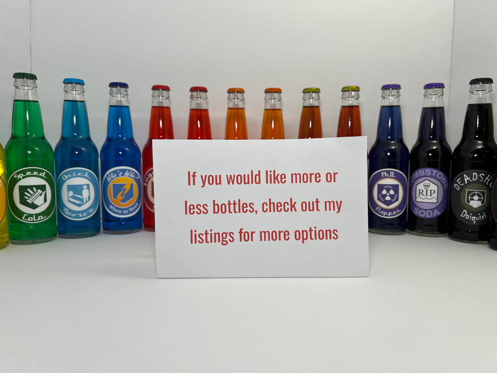 Zombies Perk Bottles (Pick 4)