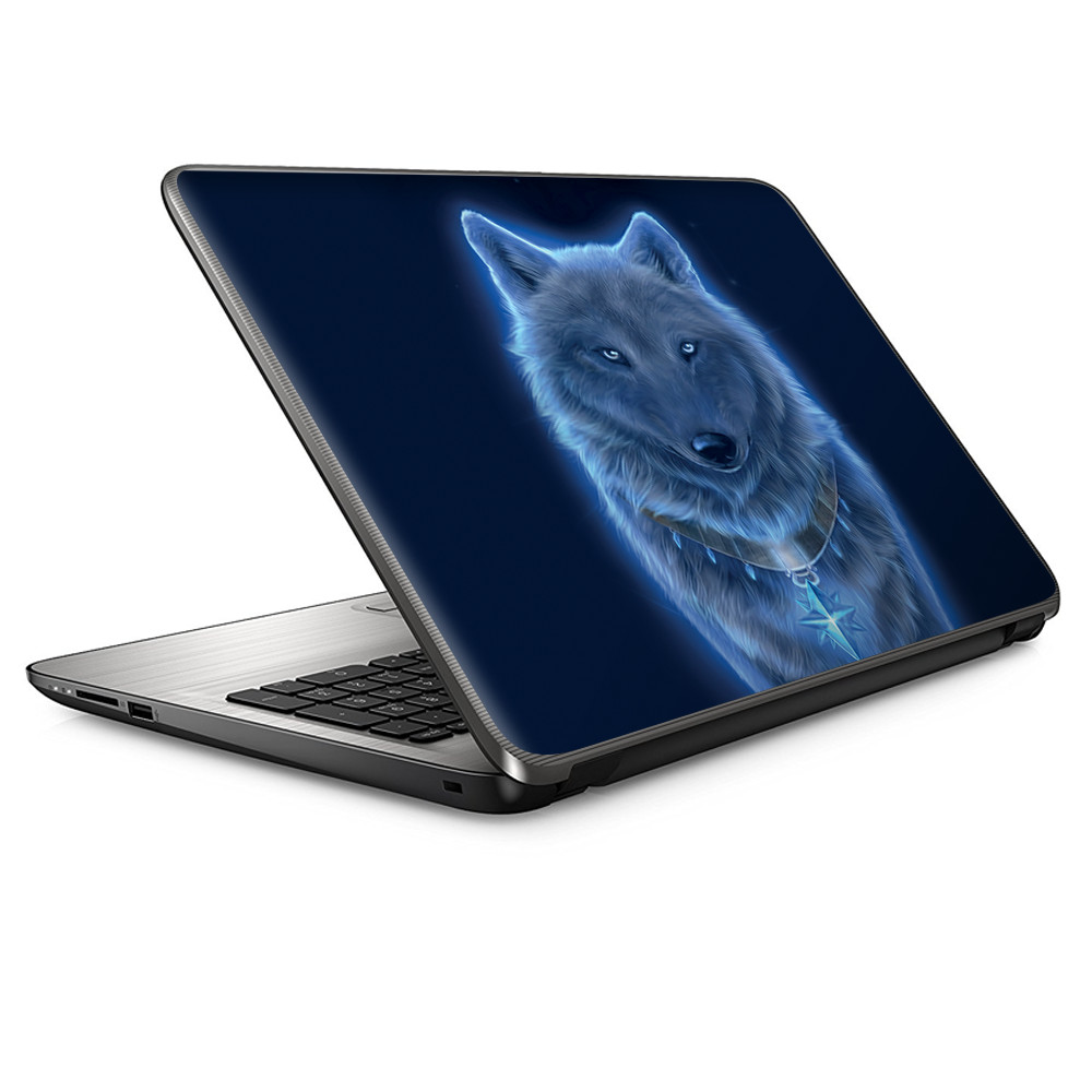 Universal Laptop Skins wrap for 15" - Glowing Celestial Wolf