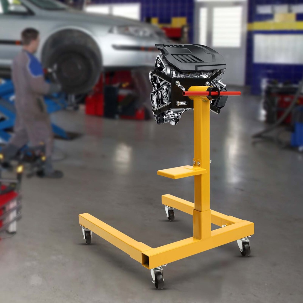 Vehicle Engine Block Stand 360 Degree Head 2000 LBS Folding Engine Stand