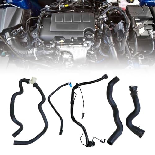 Engine Radiator Coolant Hose & Heater Hose &Pipe 5PCS Compatible with Chevy