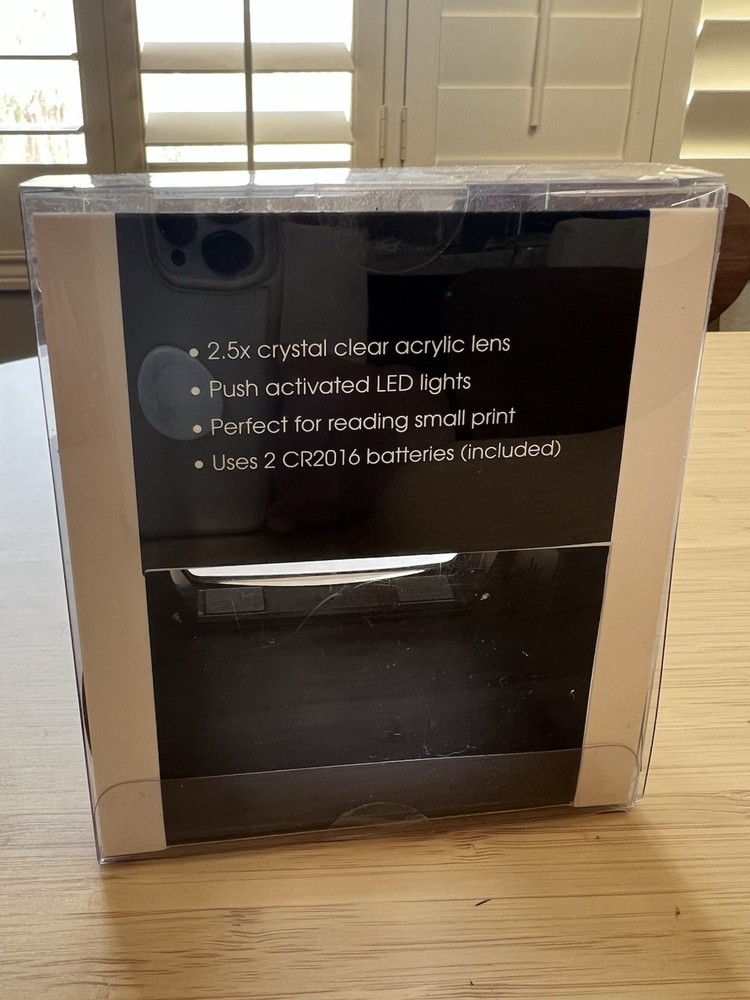 Carson Optical Freestand 2.5x LED Lighted Magnifier