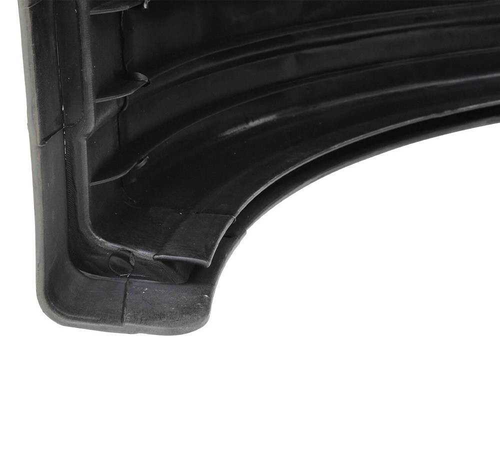 2 Pack Ribbed Poly Fender for Trucks with 24.5