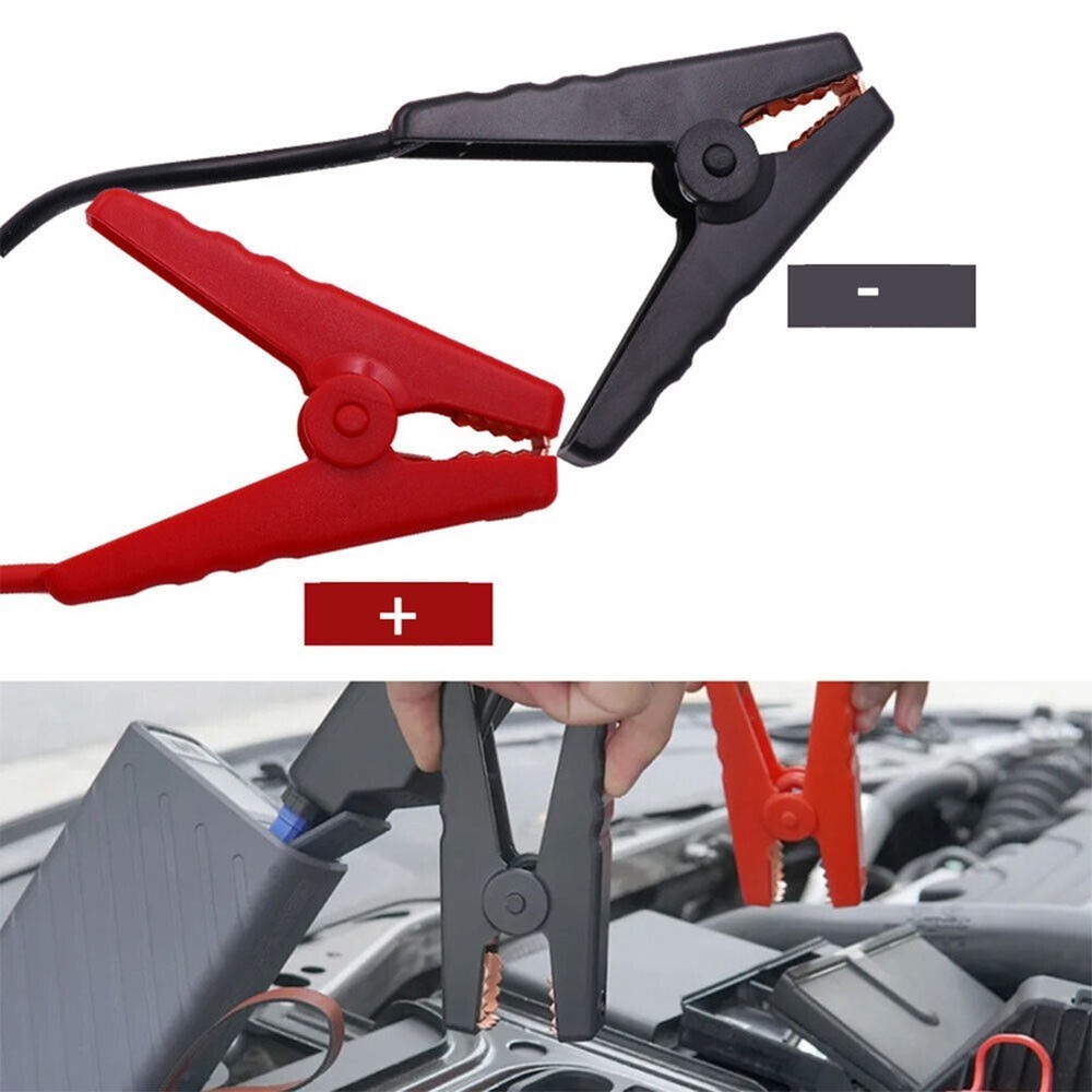 Practical To Use Jump Starter Cable Replacement 12V Clamp Clip