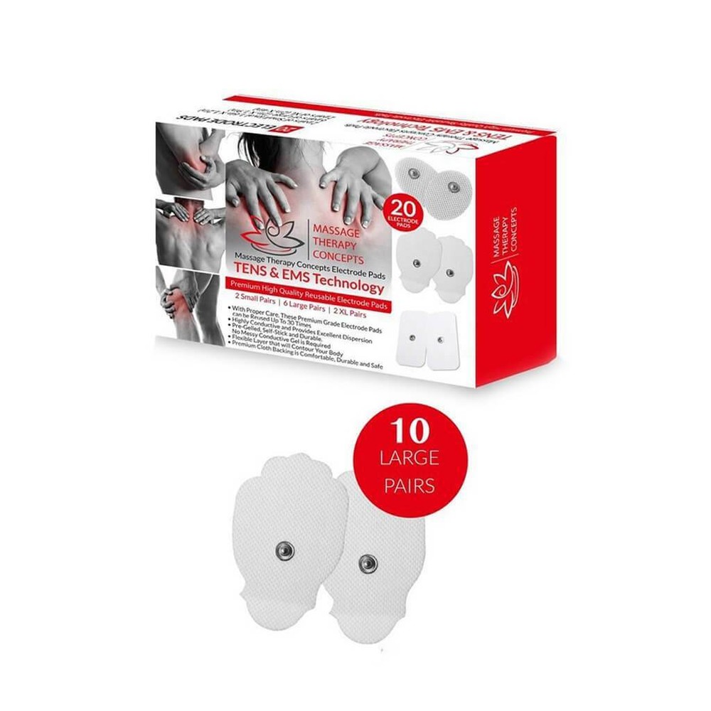 TENS Unit Snap-On - L Electrode Pads - 20 pc