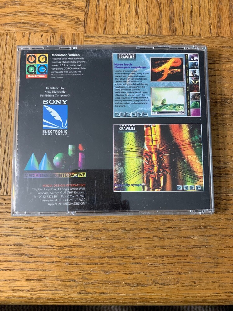 Creepy Crawlies PC Cd