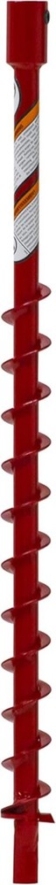 36-Inch Long Earth Auger with Fishtail Point