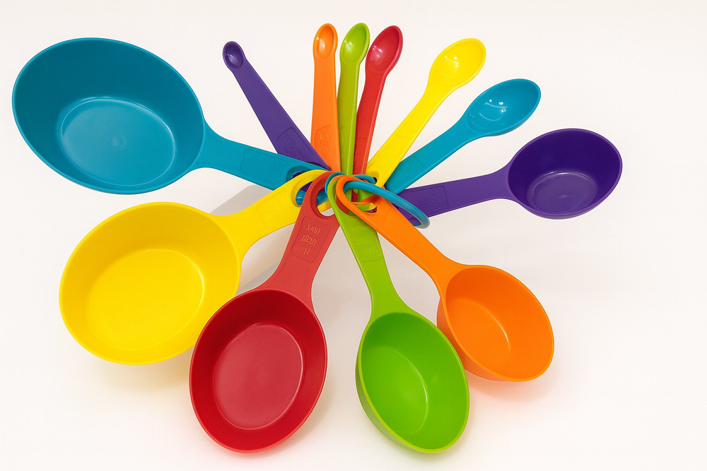 Colorful Measuring Cups & Spoons Set