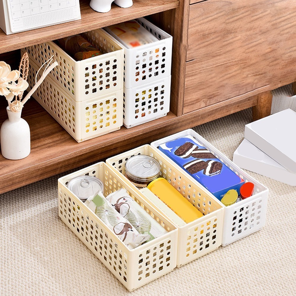 Clutter-free Folding Storage Basket Creative Aesthetics Easy Maintenance