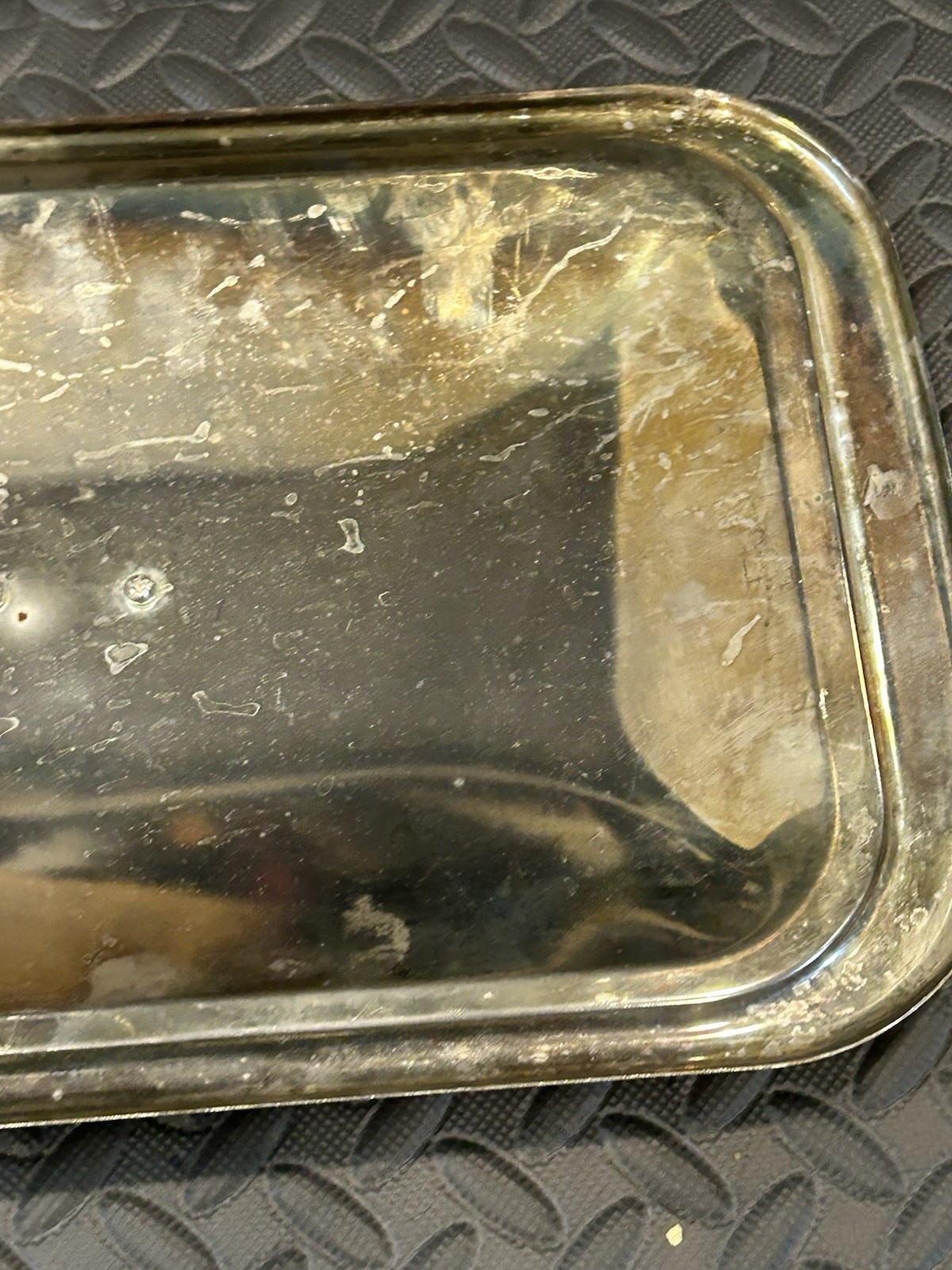 Godinger Silver Serving Tray Cover Grape Design ( I Think)