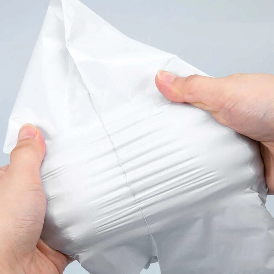 New Light Gray Courier Bag 10pc Self-seal Mailbag Plastic Poly Mailing Envelope