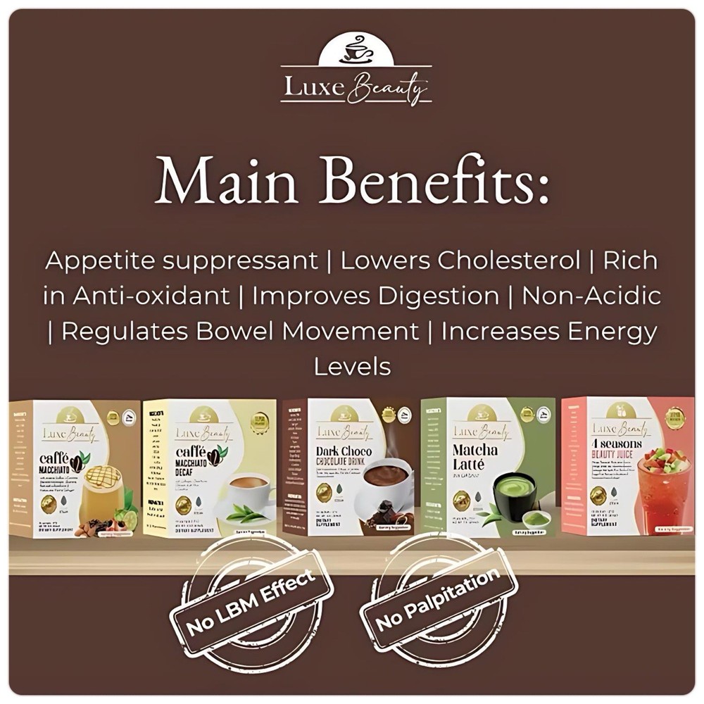 Luxe Slim Dark Choco, Chocolate Drink