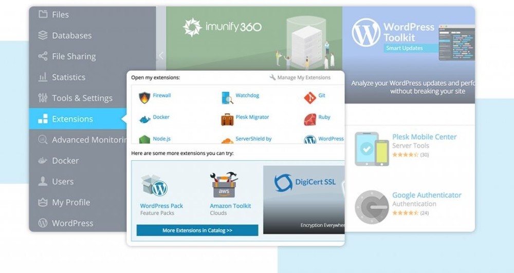 Plesk Web Admin Edition for VPS