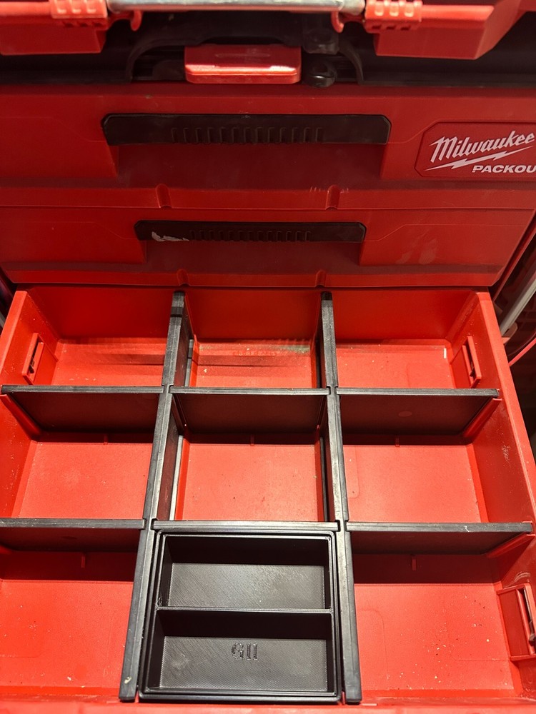 Bins for Milwaukee Packout 3 drawer