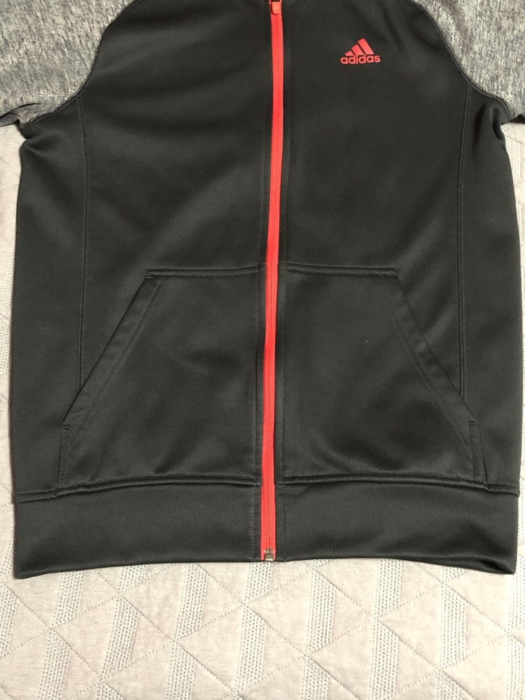 Adidas Hooded Full Zip-Up Jacket Size Small S