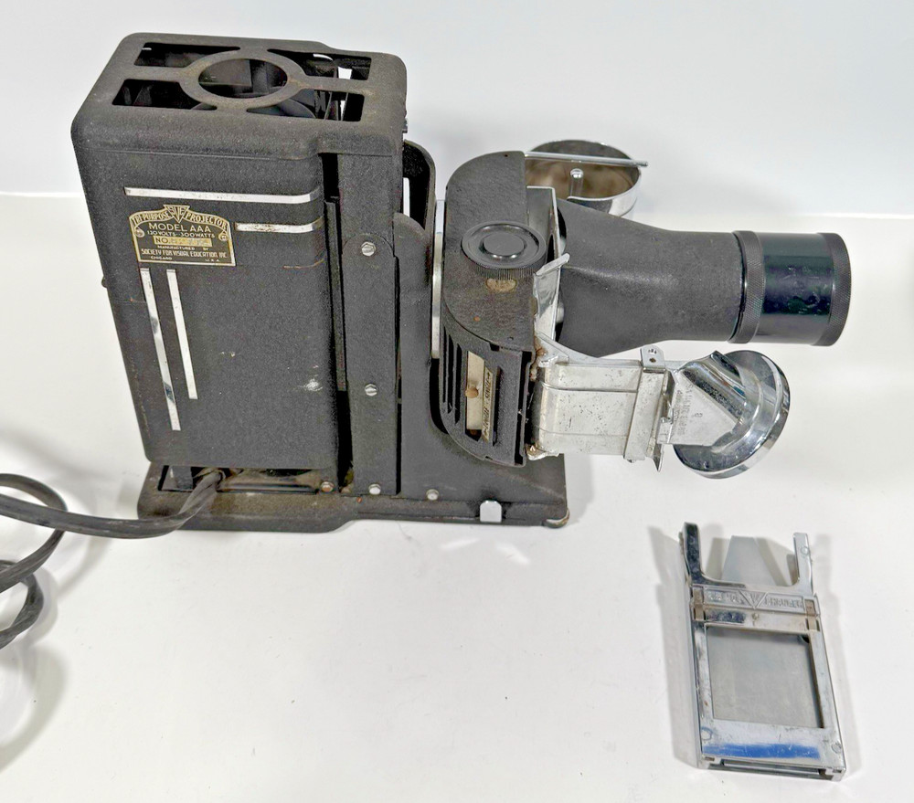 Vintage SVE Tri‑Purpose Projector Model AAA Tested Original Case