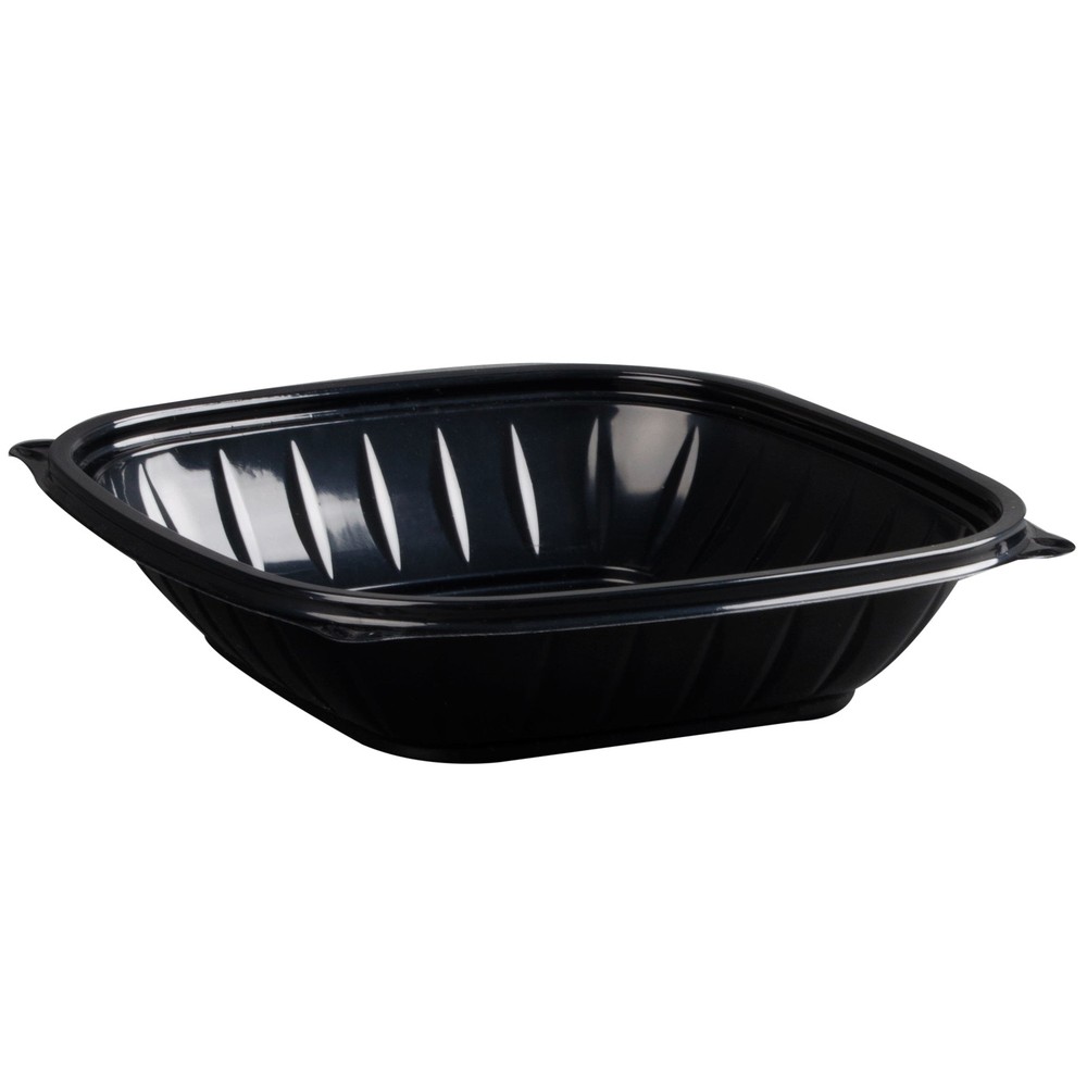 Dart PresentaBowls 'Square Polypropylene Bowl Black, 32 oz. | 252/Case