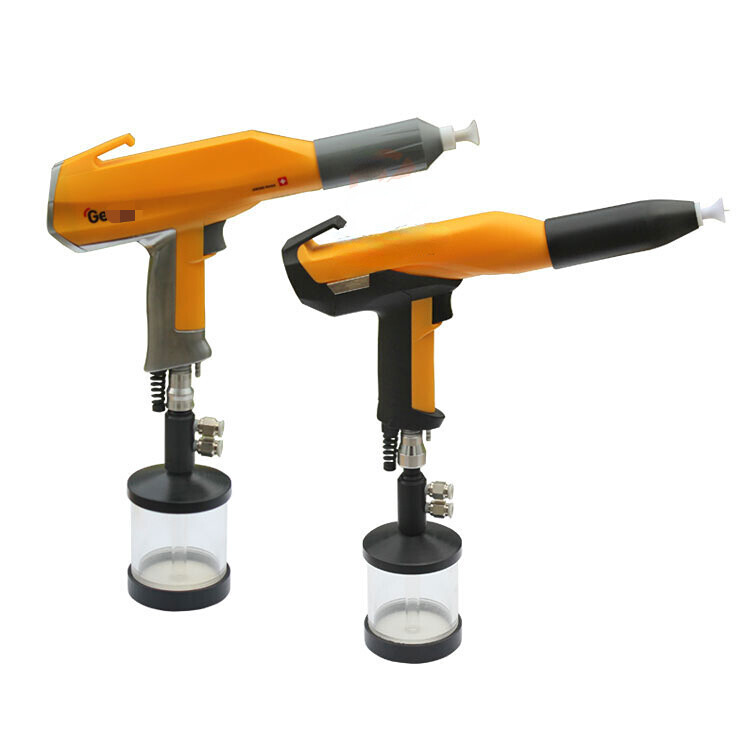 02 03 Manual Spray Gun Electrostatic Powder Experimental Cup