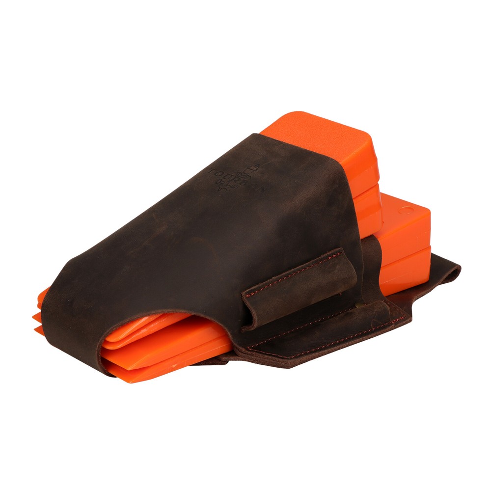 Leather Tool Holder Belt Storage Tree Logger Wedge Holster File Case Bag