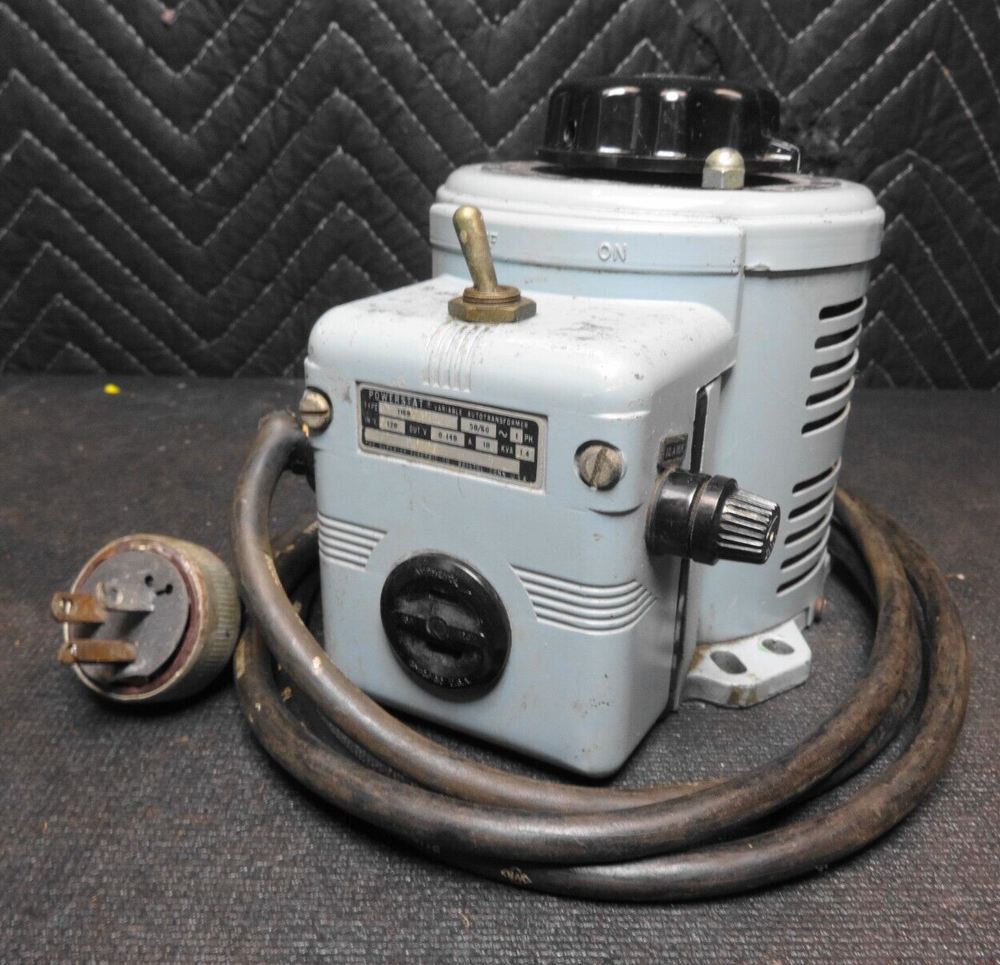 Superior Powerstat 116B Variac Variable Autotransformer