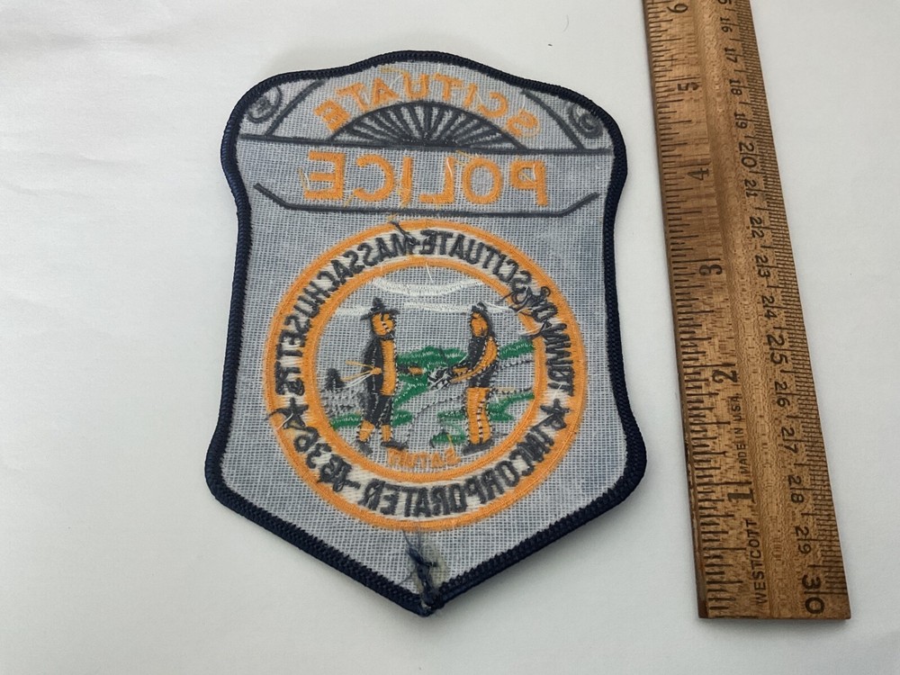 Scituate Police Massachusetts collectable patch full size new