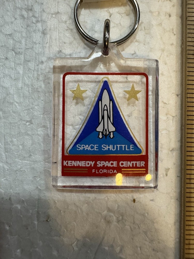 Vintage Kennedy Space Center- Space Shuttle Keychain