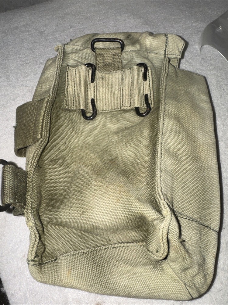 Vintage Canvas Military Pouch