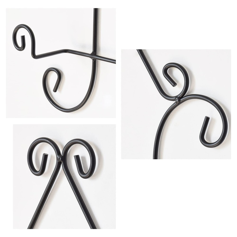 CUKE2BEET 3 Pack 16 inch Wall Mount Plate Display Hanger, Large Wall Easel Ho...
