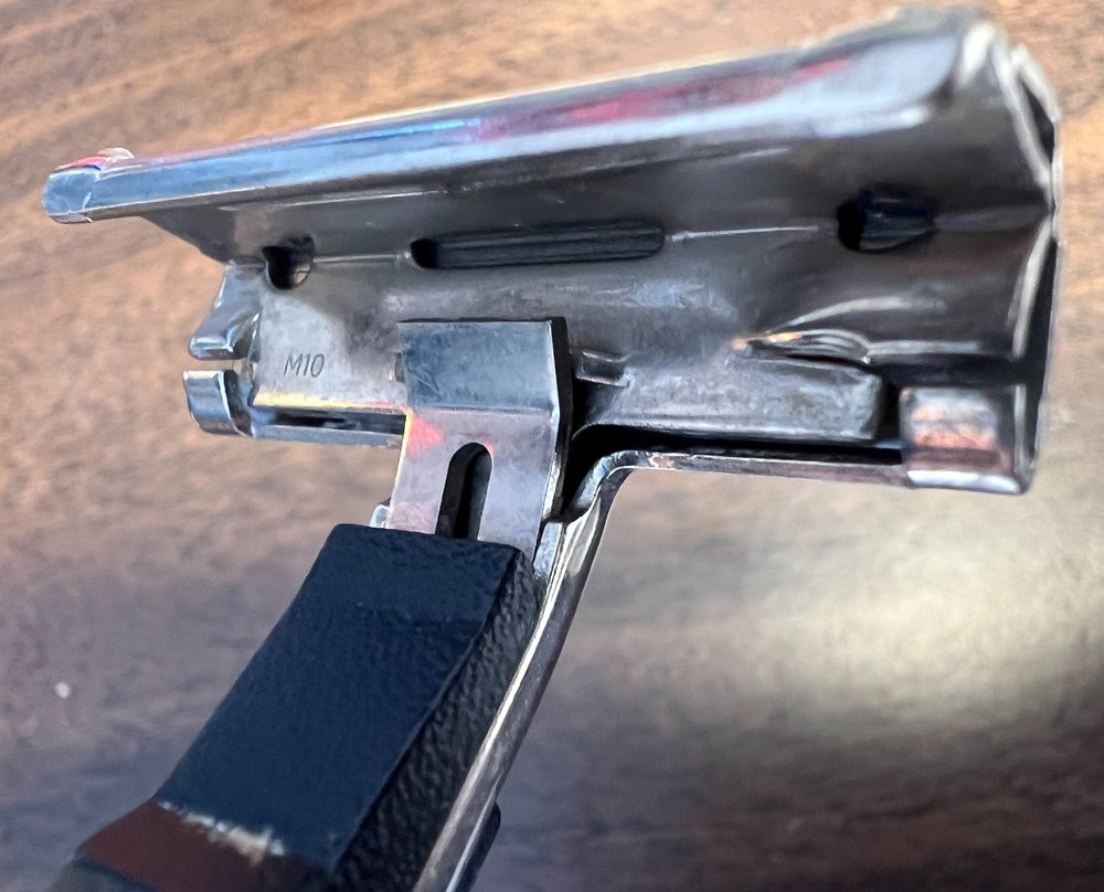 Schick Type J1 Injector Razor • Mid‑Century Original • Bottom‑Grooved Handle