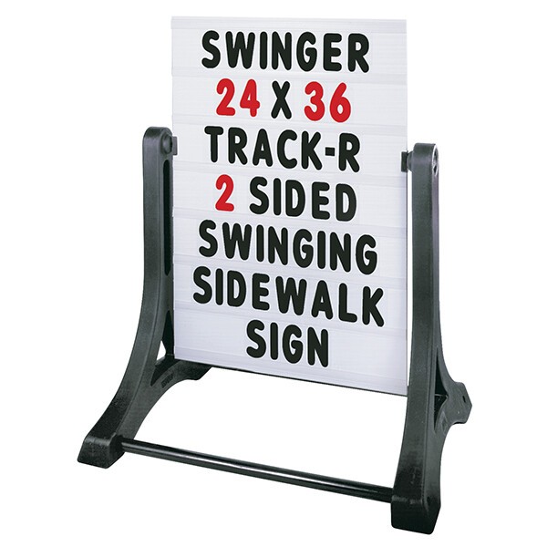 Sidewalk Swinger Deluxe with changable Message Board