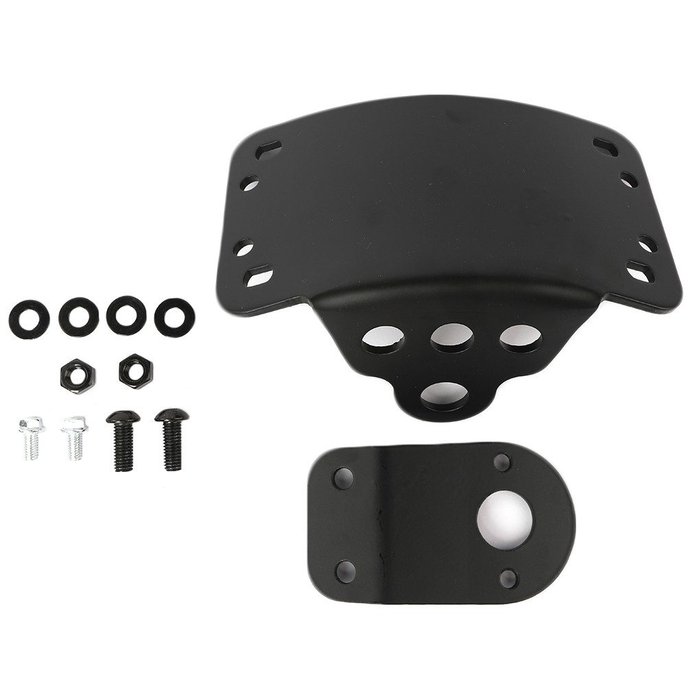 Motorcycle Side Mount License Plate Bracket Tail Light Holder For Harley Bobber
