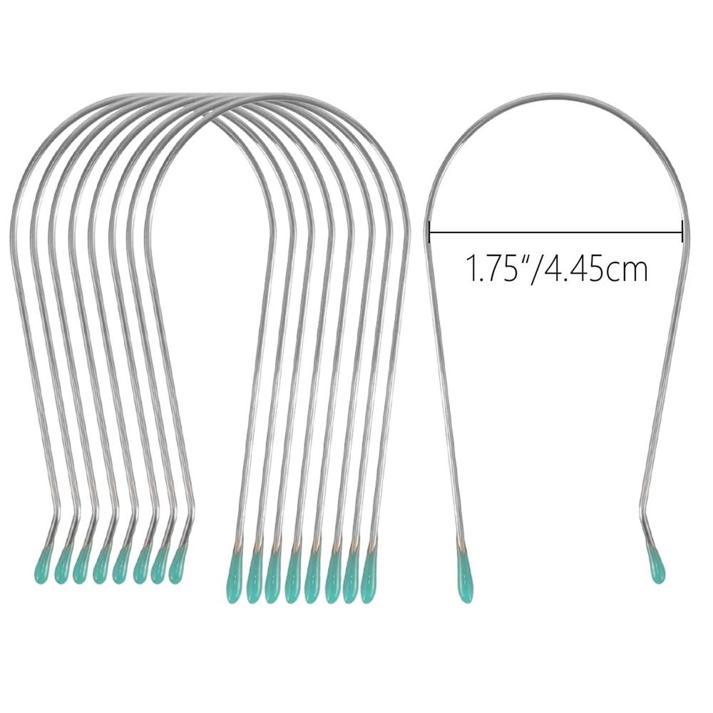 8 Pcs Hot Curler Clips Replacement Kit with Rollers Securing Pins, Fits 1.75 ...