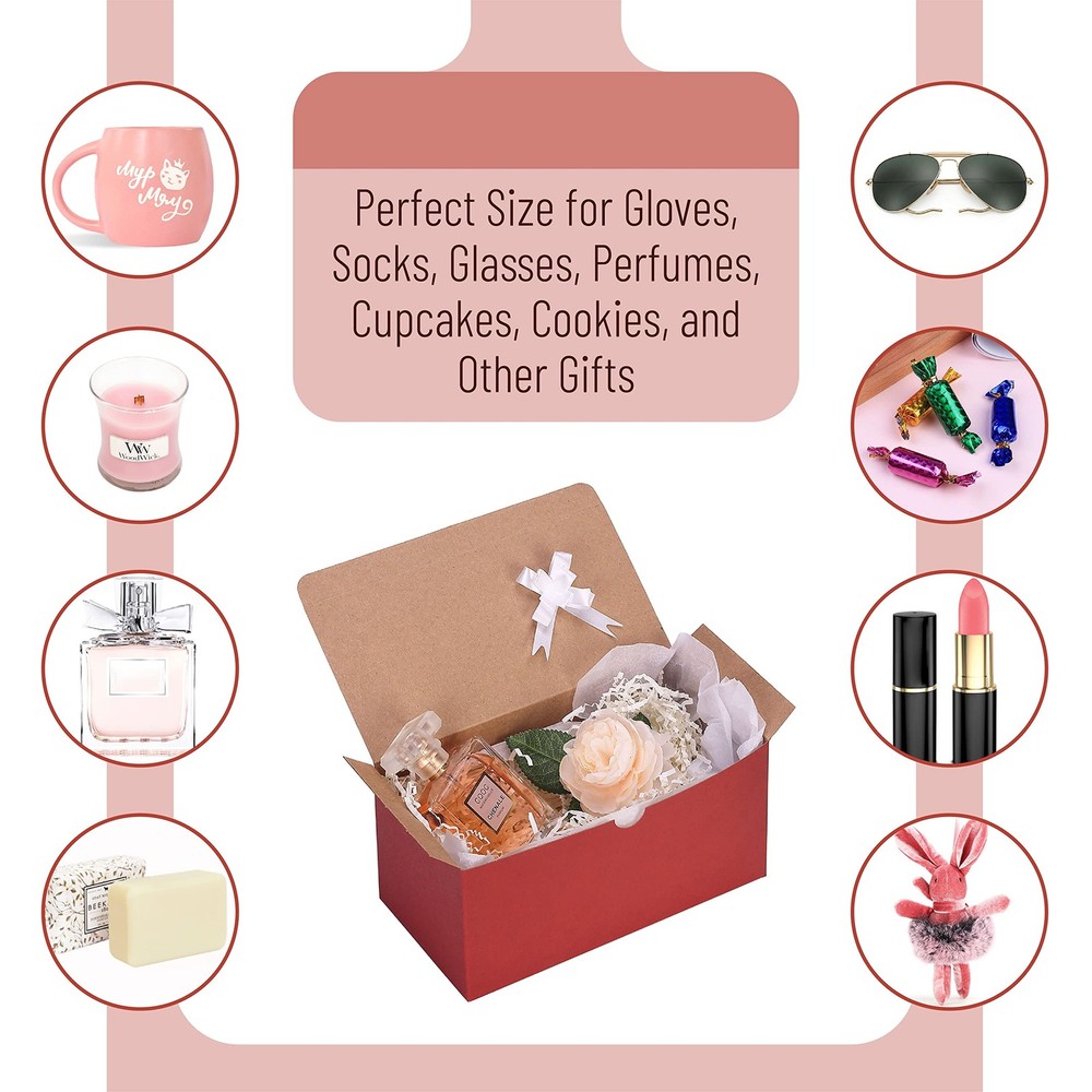MPFY- Gift Boxes, 10 Pack, 9 X 4.5 X 4.5 Inch, Assorted Color, Gift Boxes wit...