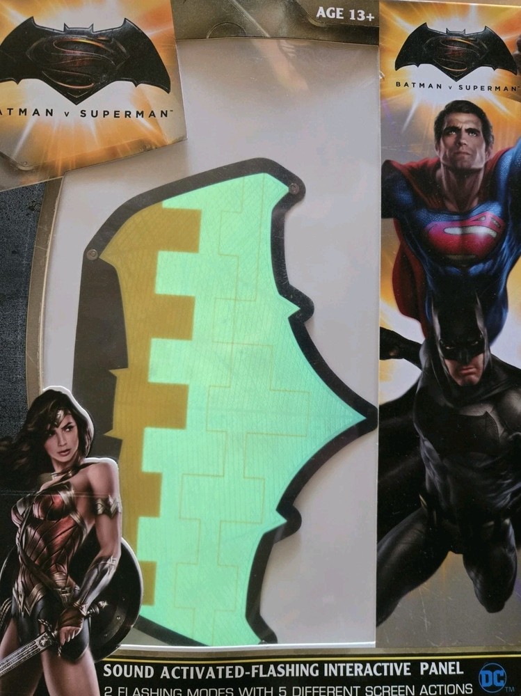Batman V Superman Sound Activated Flashing Interactive Panel