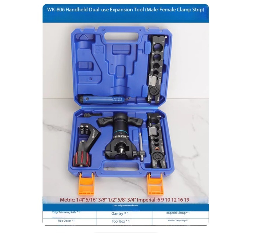 Electric Drill/Expander Combo Copper Pipe Expander Refrigeration Tools WK-806N-L