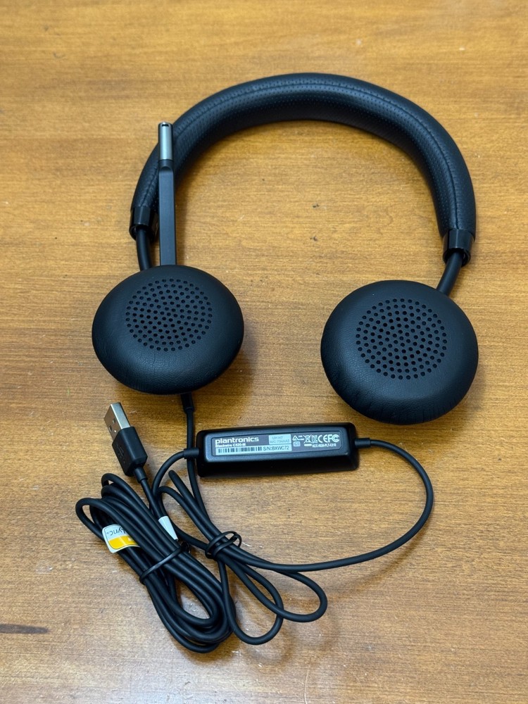 Plantronics Blackwire C520-M Stereo Computer Headset USB Connection Black