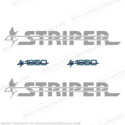 Fits Striper 1850 Boat Decal Package