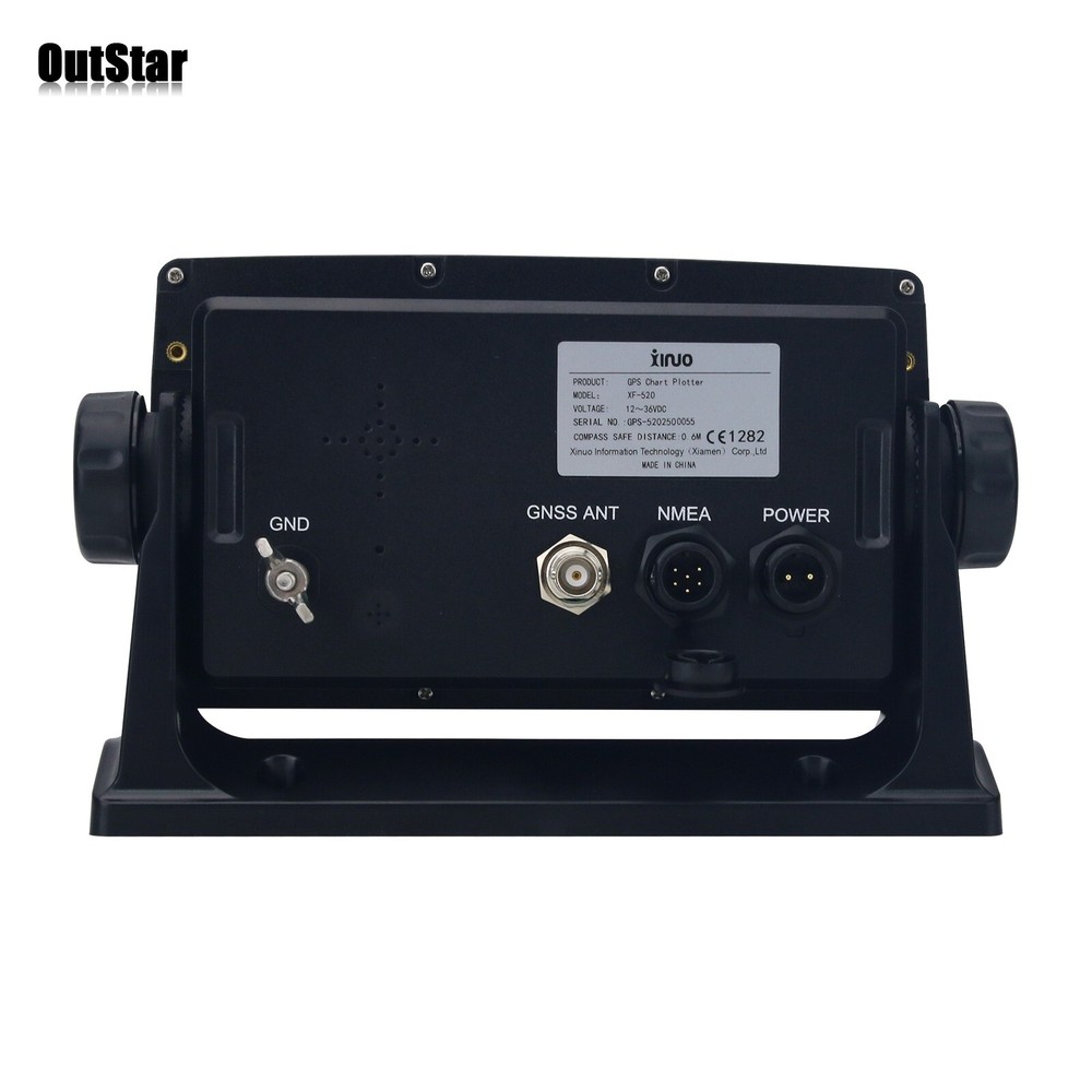 XF-520 Marine GNSS Chart Plotter 5" 480x272 C-MAP/XINUO-MAP GPS Plotter