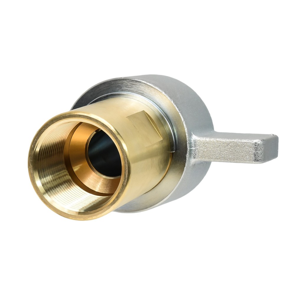 NEW 1" NPT Wet-Line Wing Nut Hydraulic Quick Disconnect Coupler / Coupling Set