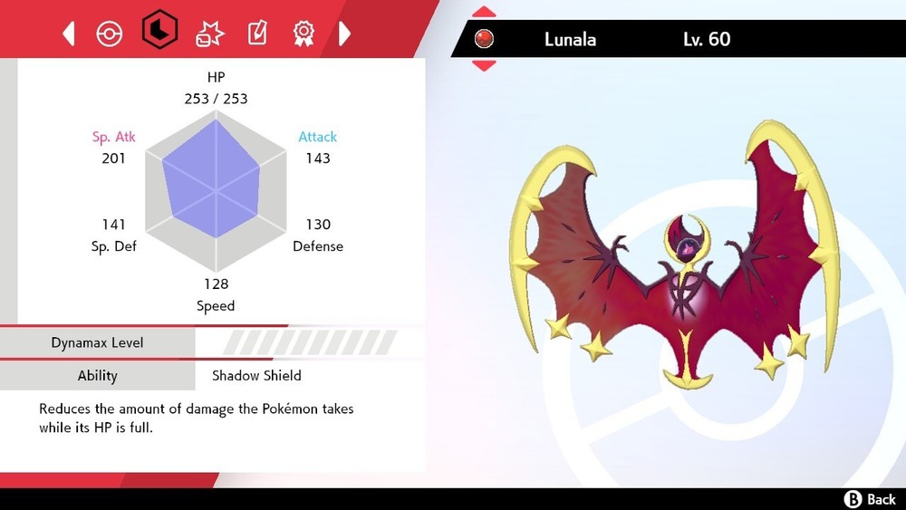 ✨Shiny✨ Event Lunala For Sword & Shield