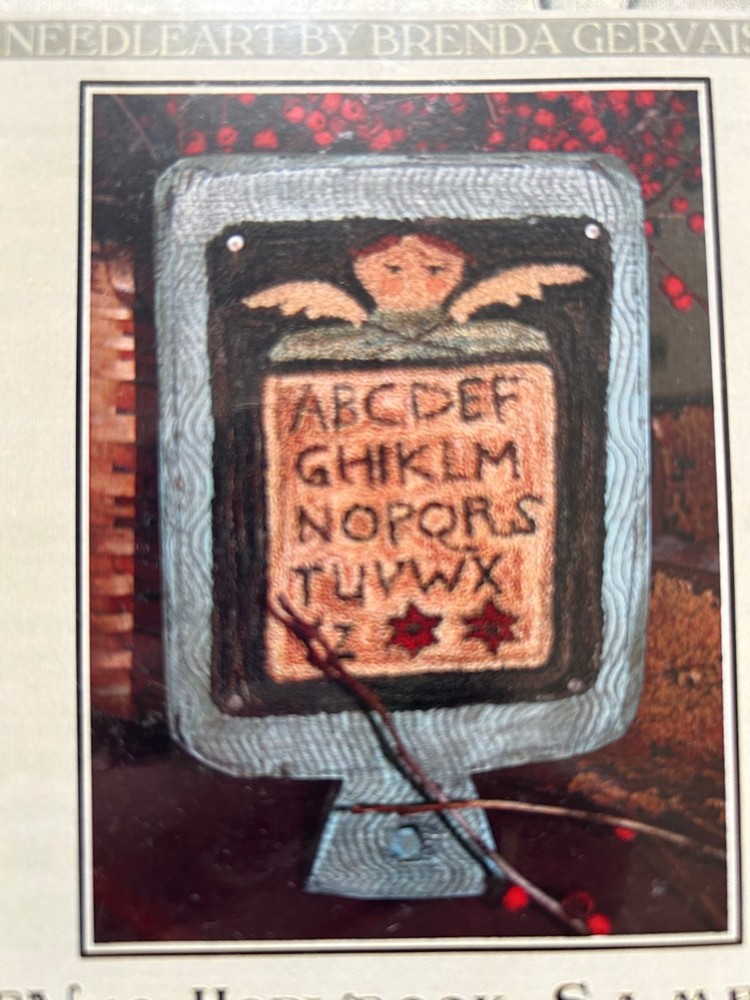 OOP? PRIMITIVE PUNCHNEEDLE  EMBROIDERY PATTERN, CRAFTS PUNCH NEEDLE ANGEL