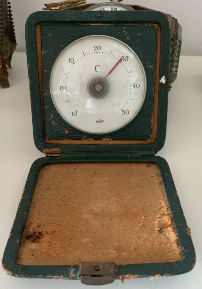 SUNDO Vintage Folding Desk Thermometer
