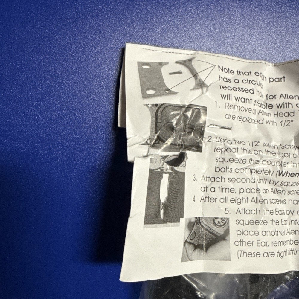 Motu Half Rack Coupler Kit Part # HRCK