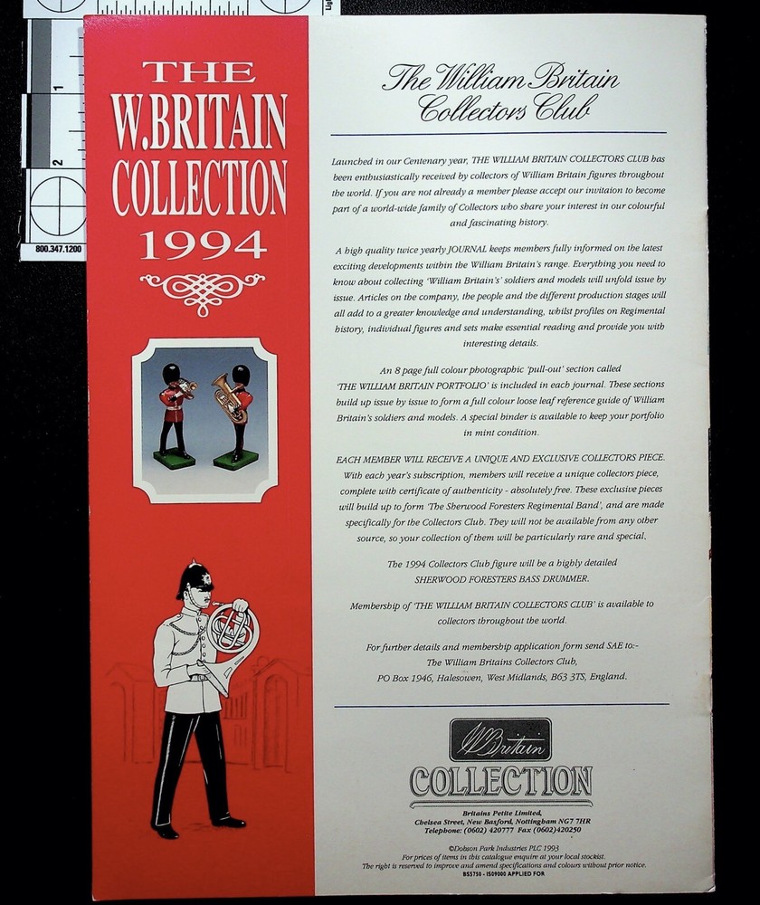 Britains, The 1994 Collection Catalog, Large