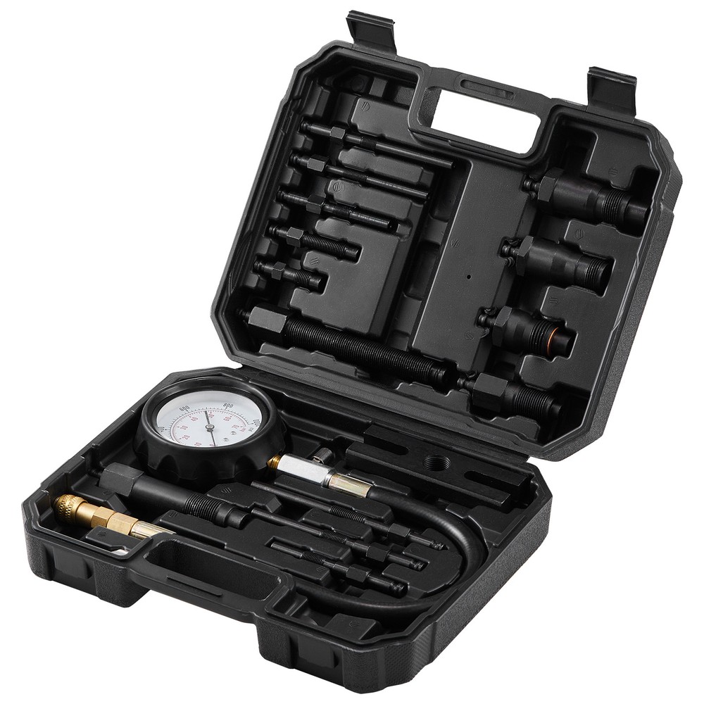 Diesel Engine Cylinder Compression Tester Pressure Test Tool Kit 18 PCS
