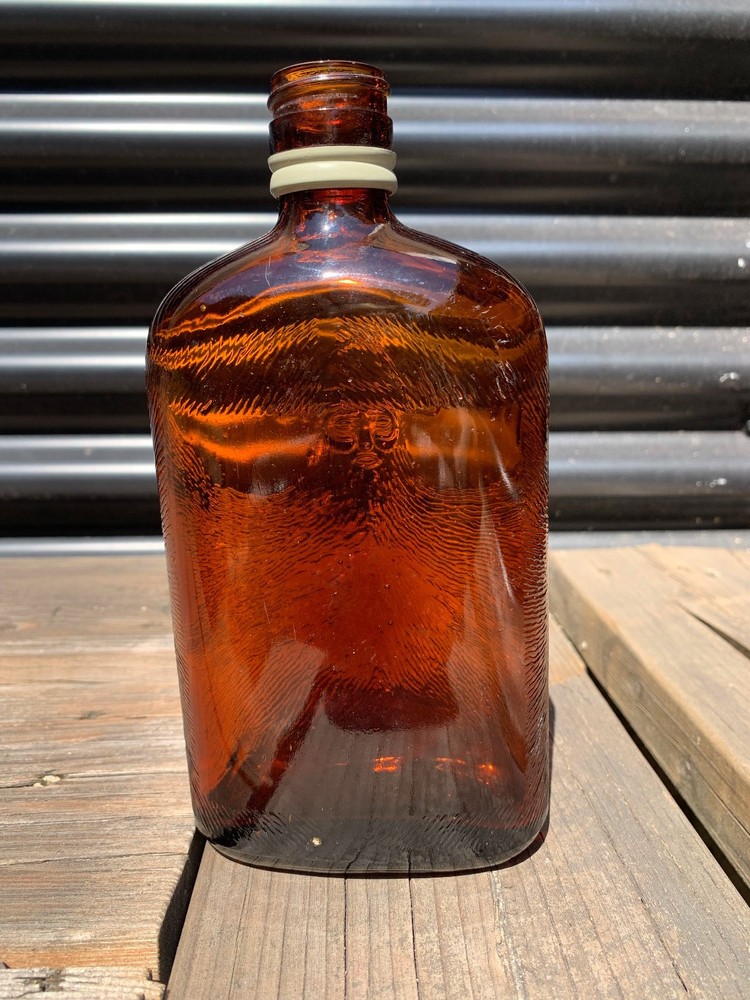 Antique Bearded Man Whiskey Bottle