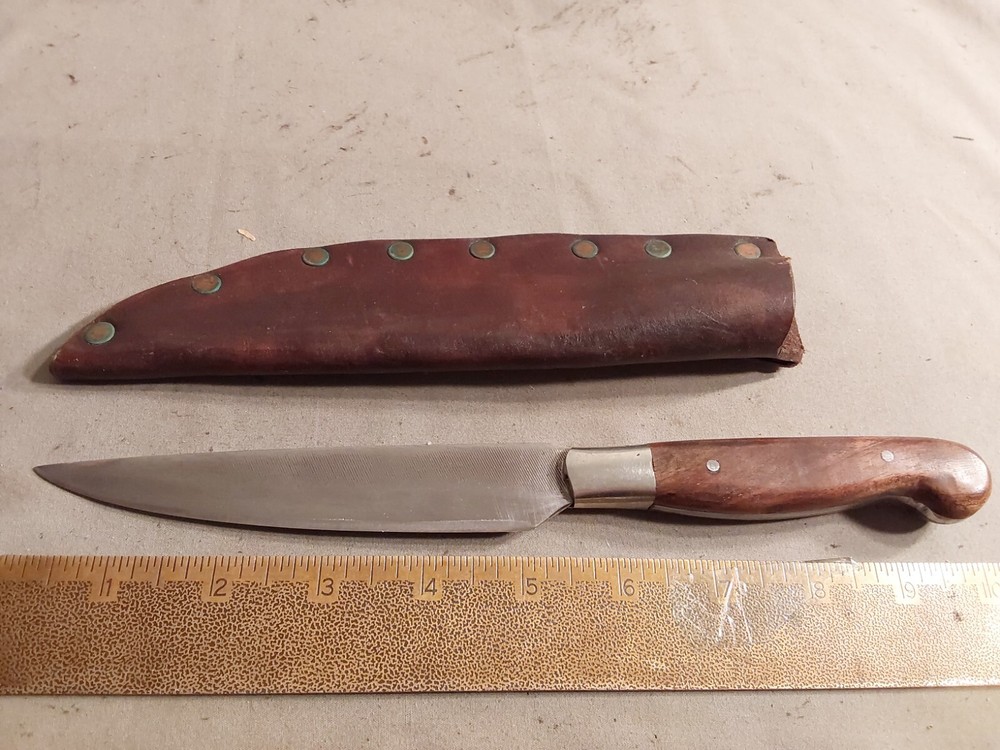 C Cox Jr Nail File Custom Made Fixed Blade Knife